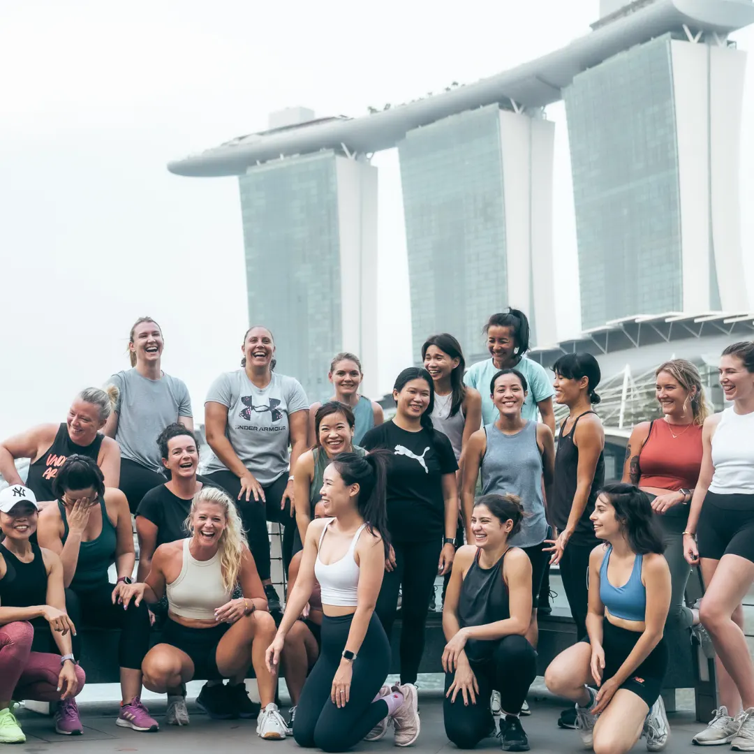 Group of women together after a Beyond Strong training session