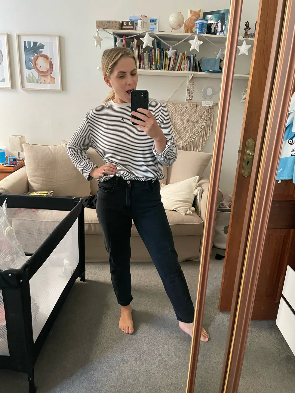 Client feeling strong and confident at home